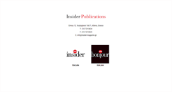 Desktop Screenshot of insider-magazine.gr